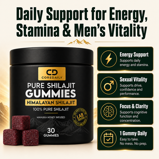 COREDAILY Shilajit® Ultimate Testosterone Revival